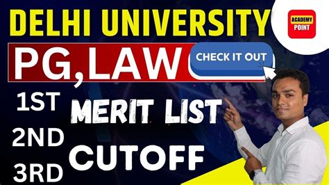 Cuet Du Llb Nd Merit List Du Llb Cutoff Du Llb Merit List Clc