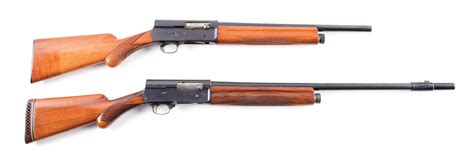 C Lot Of 2 Browning A5 Semi Automatic Shotguns Auctions And Price