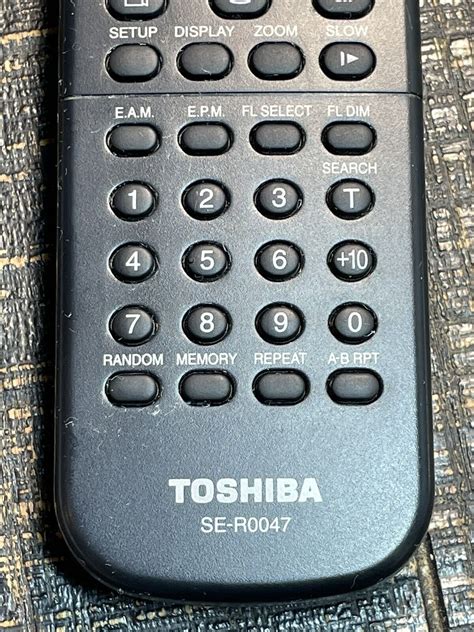 Original Toshiba Dvd Player Remote Control For Se R0047 Sd K620 Oem