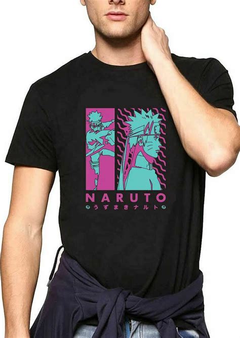 Naruto Uzumaki T Shirt σε Μαύρο χρώμα Skroutzgr