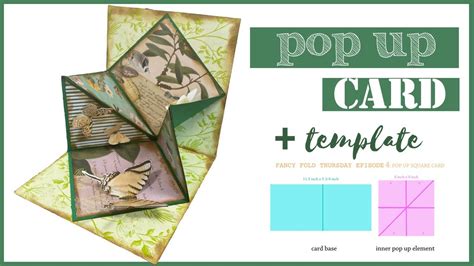 Fancy Fold Thursday Ep4 Easy Pop Up Cards Diy How To Make Pop Up Card