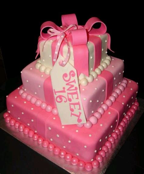 Pretty In Pink Sweet 16 Cake Party Ideas Pinterest