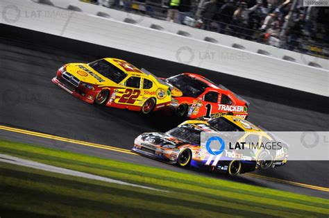 February Daytona Beach Florida Usa Denny Hamlin And Kurt