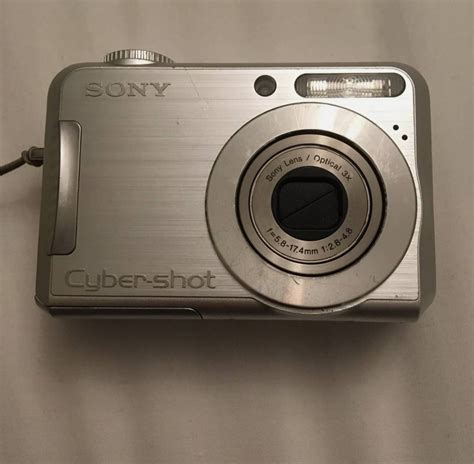 Sony Cyber Shot Dsc S Mp Digital Camera Silver Etsy