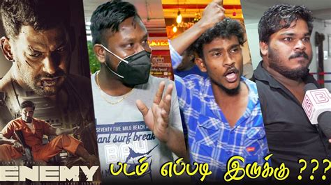 Enemy Public Review Enemy Review Enemy Movie Review Enemy Tamil Cinema Review Vishal