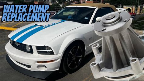 Mustang Gt Water Pump Replacement Youtube