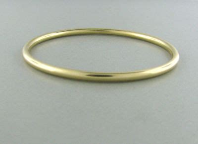 Vintage Tiffany Co K Yellow Gold Bangle Bracelet