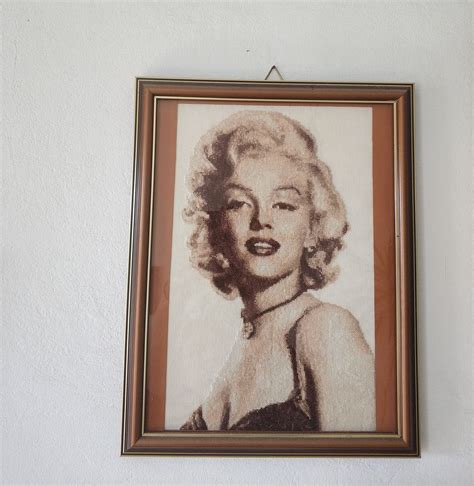 Marilyn Monroe S Sex Symbol Singer Model Wall Decor Brown Etsy