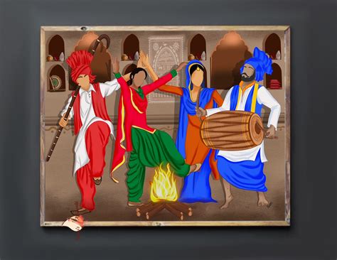 Punjabi Bhangra Paintings