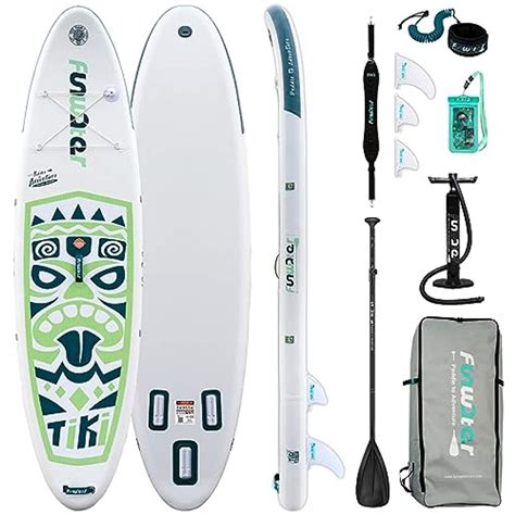 Funwater Aufblasbares Stand Up Paddle Board Surfbrett Sup Komplettes Im