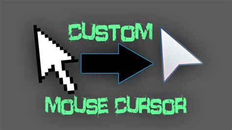 How To Make A Custom Mouse Cursor YouTube