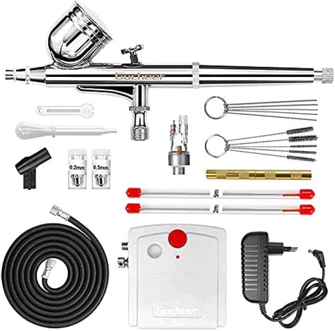 Gocheer Upgraded Psi Airbrush Kit Multi Function Dual Action