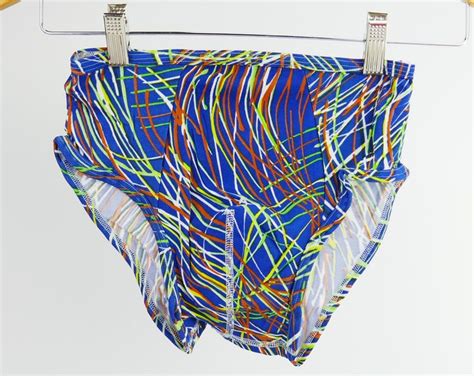 Vintage NOS Stanfields Briefs S S Print Size Retro Men Bikini Underwear Pouch