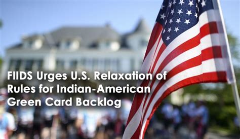 U S Relaxation Of Rules For Indian American Green Card Backlog