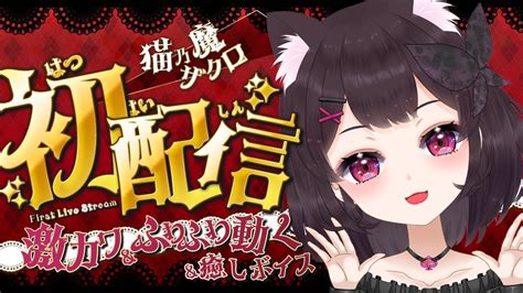 初配信】新人vtuber『猫乃魔ザクロ』デビューします！インターネットをさまよう黒猫悪魔系個人勢vtuber ‍⬛ 最古参募集中~！高評価