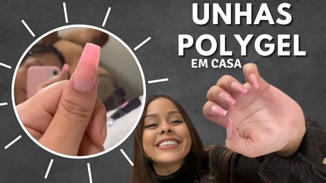 Testando Unhas Polygel Da Shopee Passo A Passo Em Casa Youtube