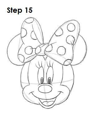 How To Draw Minnie Mouse Mickey Mouse Drawings Disney Drawings