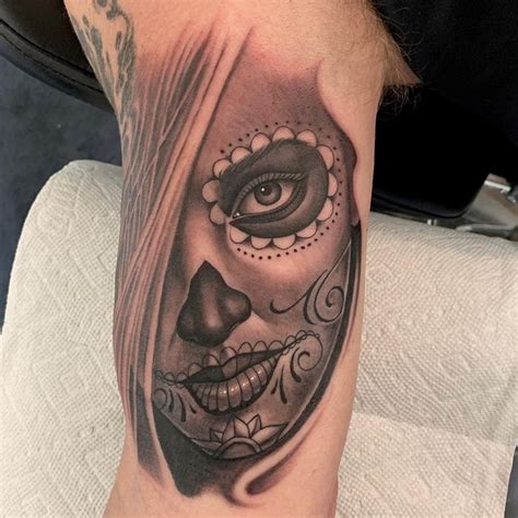 Bob Tyrrell Skull Tattoo