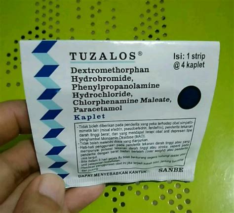 TUZALOS Kaplet Obat Batuk Pilek Flu Panas Demam Sakit Kepala