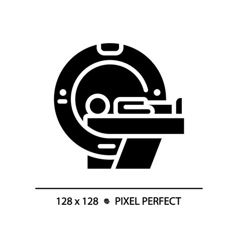 Ct Scan Pixel Perfect Black Glyph Icon Medical Imaging Radiology