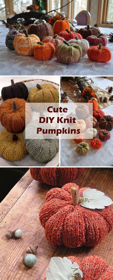 DIY Knit Pumpkins Diy Knitting Halloween Knitting Pumpkin Patterns Free