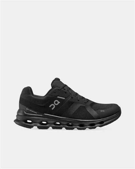 On Running Cloudrunner Waterproof Black Black Running Shoes Sneak