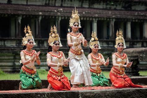 Apsara Dance One Of The Repertory Of Dances To The Royal Ballet Of