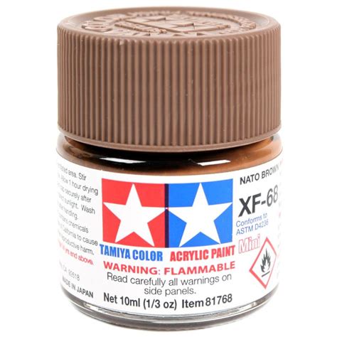 Tamiya Xf Acrylic Paint Ml Nato Brown Xf