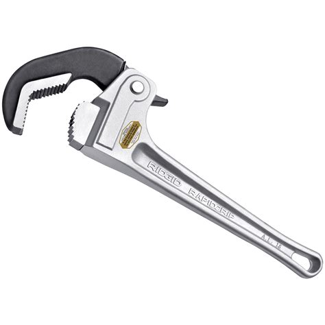 RIDGID 12698 Aluminium RapidGrip Wrench 450mm 18in Rapid Online