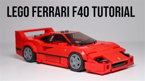 Lego Ferrari F40 Instructions Moc 121 56 Off