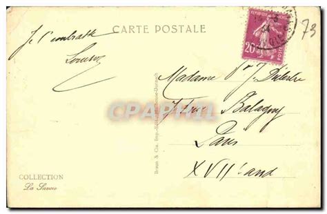 Carte Postale Ancienne Aix Les Bains Gorges Du Sierroz Manuscrit