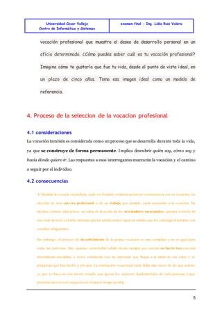 Vocación profesional PDF