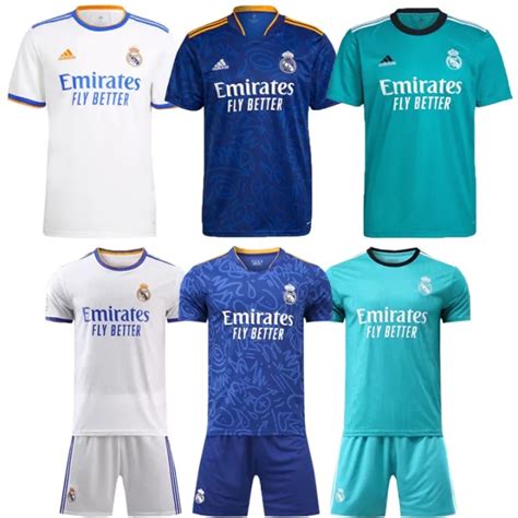 Real Madrid Jersey Home Away Third Kit