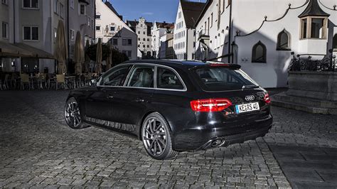 Фото обои Audi RS4, Ауди РС4, черный, город, брусчатка. A4