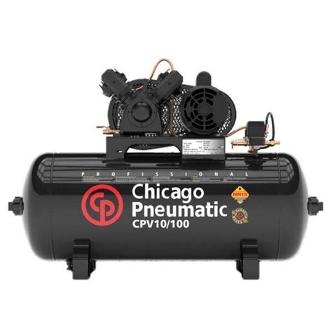 Compressor Chicago Pneumatic Cpv 10 100 Litros 140 Libras 2 Cv