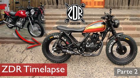 Honda Cg Cc Time Lapse Modificaci N Cargo Cc Parte