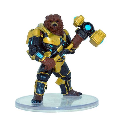 Paizo Starfinder Battles Planets Of Peril 16 Uplifted Bear Avenger