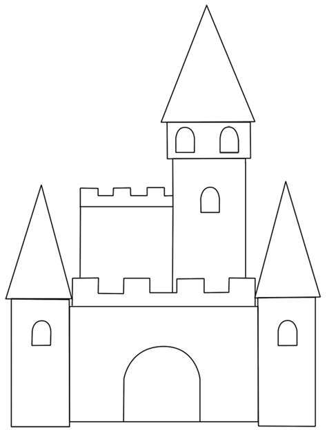 Printable Castle Template