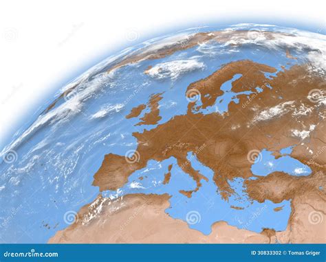 Europe On Earth Stock Illustration Illustration Of Earth