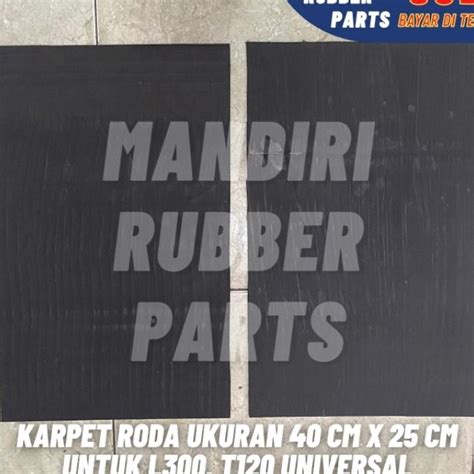 Jual Hot Karpet Karet Lumpur Roda L Ukuran Cm X Cm Mud Guard L