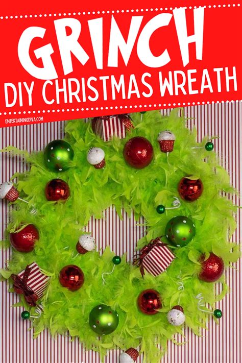 How To Make A Super Easy DIY Grinch Wreath