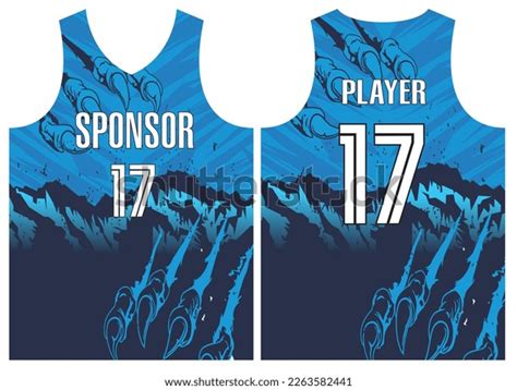 Basketball Jersey Templates Editable Eps File Stock Illustration