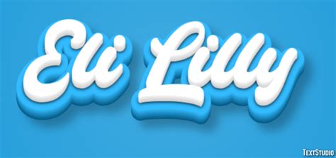 Eli Lilly Text Effect and Logo Design Brand