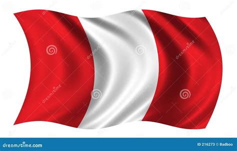 Vlag Van Peru Stock Illustratie Illustration Of Vrijheid 216273