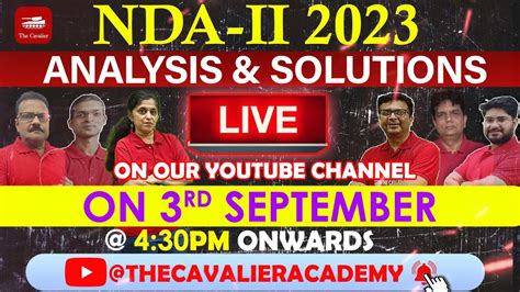 NDA 2 Answer Key 2023 NDA 2 2023 Live Paper Solutions Math S GAT