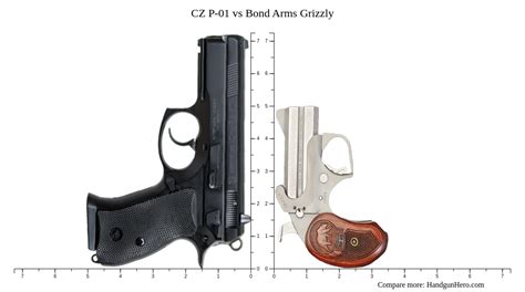 CZ P 01 Vs Bond Arms Grizzly Size Comparison Handgun Hero