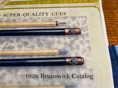 Brunswick Cue Decals - Vintage Cues for You