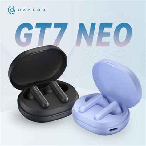 HAYLOU GT7 Neo Fone sem fio Bluetooth de áudio Cancelamento de ouvido