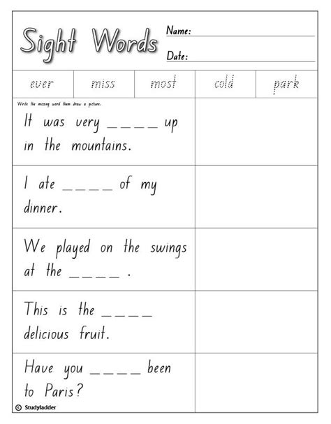 High Frequency Sight Words List 56 Studyladder Interactive Learning Games