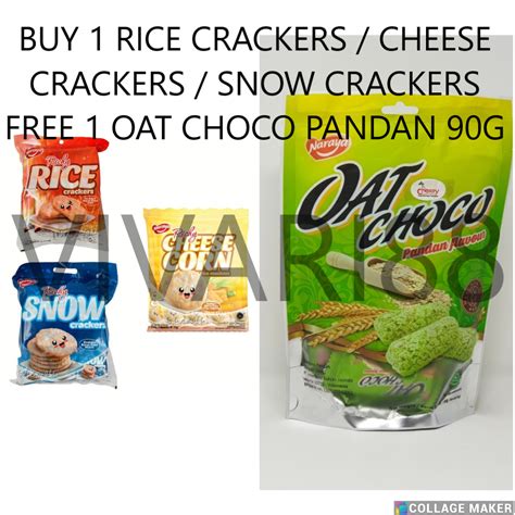 Naraya Richy Snow Rice Cheese Corn Crackers 120g Shopee Malaysia